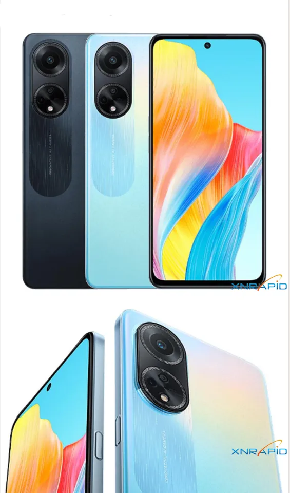 HAOYE Cover per Oppo A98 5G, Custodia in Modello di Stampa HD, Antigraffio Back Cover + Bordo in Silicone Morbido TPU Protettiva Case (Foglia di Acero