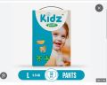 Kidz Baby Diaper Pant Large 9-14kg 58 Pcs, Made in Germany.