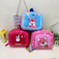 2023 New Children's School Season Kindergarten School Bag Cute Cartoon Strawberry Bear 2-6 Years Old Boy and Girl Backpack. 
