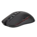 Wireless Mechanical Mouse 2.4G Rechargeable 3600DPI Ergonomic Gaming for Desktop Computer. 