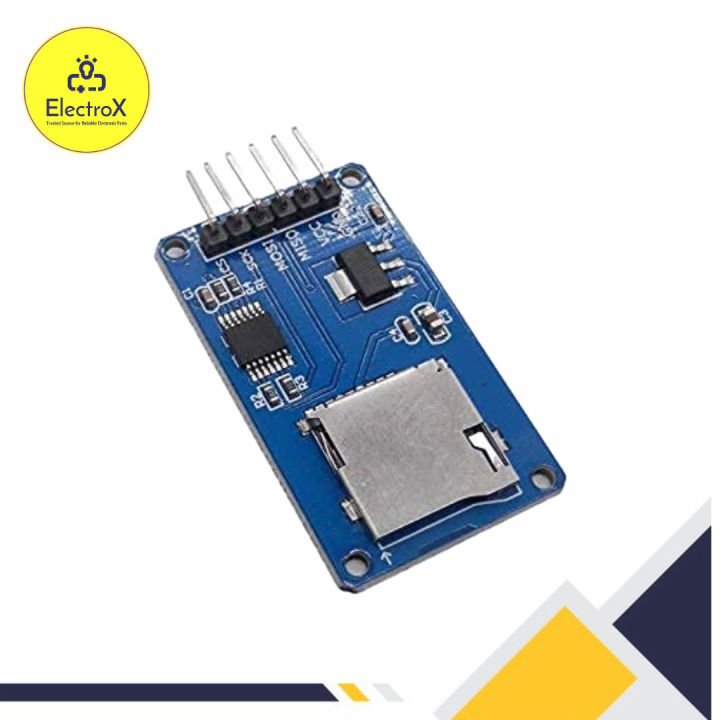 MICRO SD TF Card Module 6Pin Micro SD Card & SDHC High Speed Card Mini ...