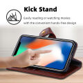 Magnetic Deduction Protective Case For Realme C11 Casing Flip Cover Leather Card Slot Wallet Phone Case Stand Zipper Pouch. 