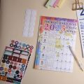 Simple Agenda Schedule 2025 Wall Calendar Planner Organizing Planning To Do List 2025 Wall Hanging Calendar 365 Days Memo Pad Plan Check List Sheet Home Office. 