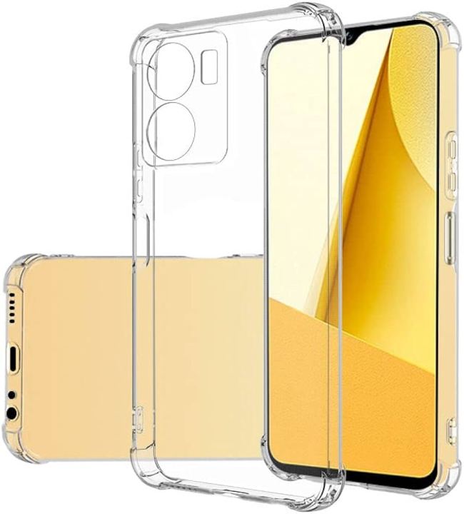 For vivo Y16 / vivo Y56 Crystal Silicone Clear Transparent Shockproof Back Cover Phone case