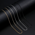 Stylish Men Stainless Steel Flat Snake Neck Chain.
