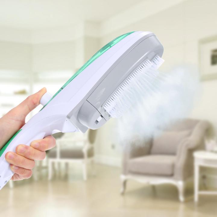 Portable Handheld Multi-functional Electric Garment Fabric Steamer Electric Iron Steam Hanging Ironing Machine EU Plug with Detachable Brush