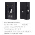 NP-F Battery Power Transfer Supply System V-Mount Adapter Plate Holder for BMCC BMPCC Blackmagic Pocket Cinema Cameras. 