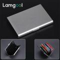 Metal Card Holder Wallet,Ultra Thin Stainless Steel Metal Wallets RFID Blocking Credit Card Wallet Holder Men's card box cardholder Stainless Steel Cards Holder Box. 