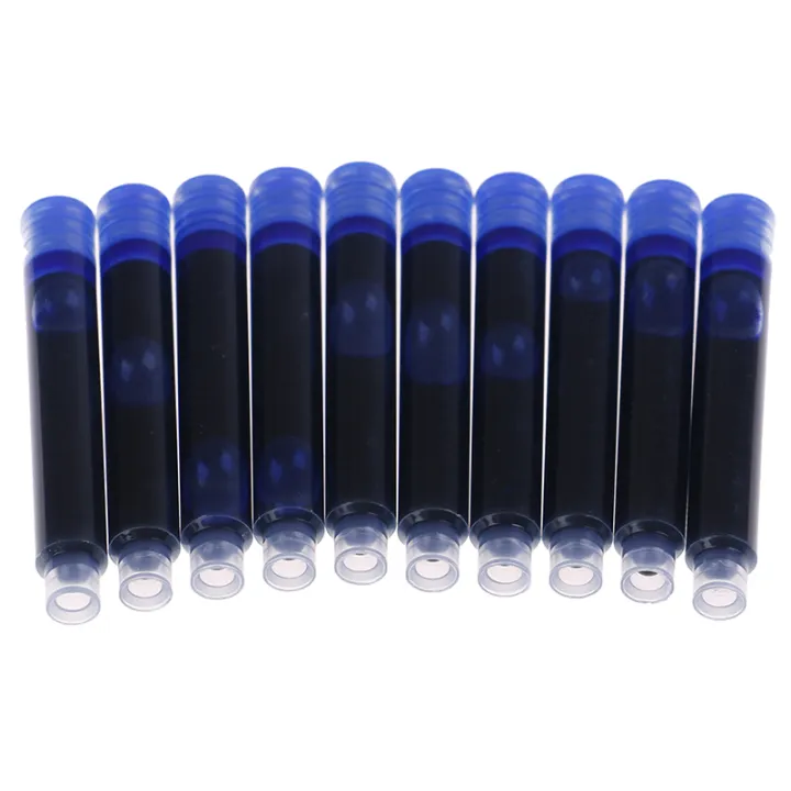 10pcs%20fountain%20pen%20ink%20cartridges%20Black%20assurance%203.4mm%20Caliber%20Replaceable%20-%20Image%202