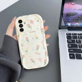VRQR Soft Wavy Edge Phone Case For Samsung Galaxy A14 Back Cover Full Screen Beautiful Flowers Pattern Cover Samsung Galaxy A13 A15 M14 A05 A05S. 