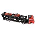 Friction Powered Transport Car Carrier Truck Toy for Boys Girls White. 