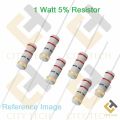 1W Carbon Film Resistor 4.7K Ohm 5%-50Pcs. 
