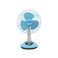 Super Star Rechargeable Table Fan Blue- 12 inch.