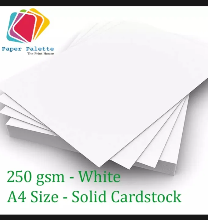 250%20gsm%20A4%20Size%20%20cardstock%20Matte%20White%20Paper%20-%2020%20Sheet%20Bundle%20-%20Image%203