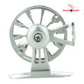 Silver Colour Full Metal Fly Fishing Reel Ultralight 50g – Long Distance Ice Fishing Reel, Front Drag (Hook & Hunt).. 