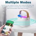 Y1 Mini Karaoke Microphone with Speaker RGB Lights Portable Karaoke Machine Bluetooth Stereo Sound Box For Home Family Singing. 