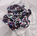 Silk scrunchie women elastic Satin Hair Bands big black hair tie for girls large hairbands Hair Accessories Elegant Retro Shiny Starry Dots Hair Scrunchies Satin Silk Hair Bands Women. 