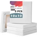 5PCS All sizes Premium Quality White Stretched Canvas for Painting and Art. 
