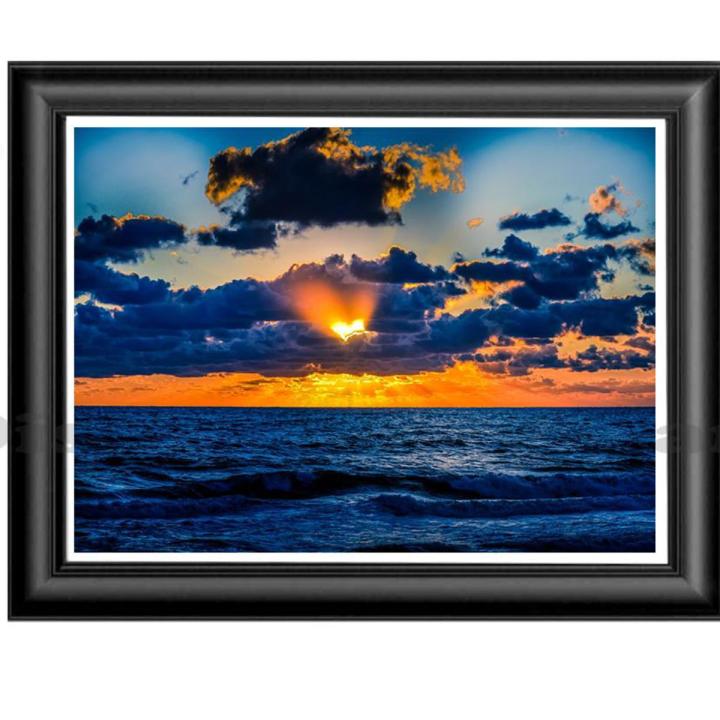 Sinary Frame Sunrise Scenery Home Decor Wall Mate photo frame for wall decoration ...