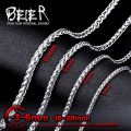 Beier Stainless Steel Necklace Trendy Chain Necklace Boy Men's Necklace Chain Silver Color LLBN1006. 