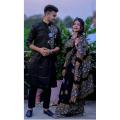 Stylish & Fashionable New Matching Best/Coupple Dress/For Men & Women / Saree & Panjabi/ (Combo Set)) - Panjabi.