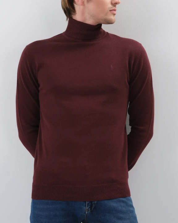 Mens%20Premium%20Cotton%20Turtleneck%20Long%20Sleeve%20Knit%20Sweater%20From%20Levin%20-%20Image%203