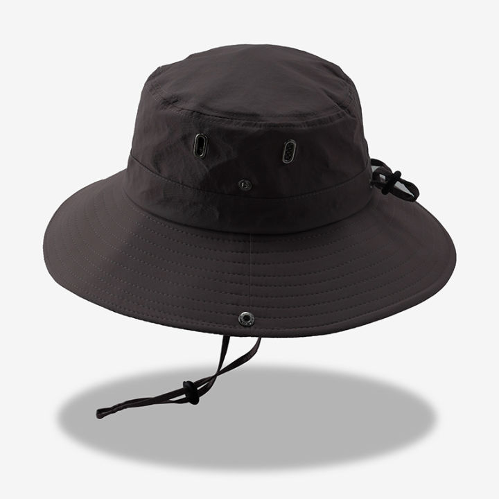 New%20Outdoor%202023%20Hat%20Men's%20Summer%20Bucket%20Hat%20Sun%20Protection%20Outdoor%20Sun%20Hat%20Hiking%20Climbing%20Men's%20Sun%20Hats%20-%20Image%205