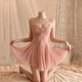 Girls Nighty Rose Print Lightweight Sleepwear Comfortable Underwear for Little Girls. 