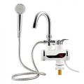 Instant Electric hot water tap with hand shower Digital Bathroom Water Heater Wall Mount.