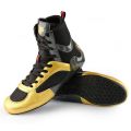 Shoes Men's and Women's Low-Top Sanda Shoes High-Top Fighting Wrestling Shoes Fall Boots Long Boots Tendon Bottom Training Shoes Free Socks. 