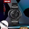 SKMEI 9210 Stainless Steel Band quartz Wristwatch for men.