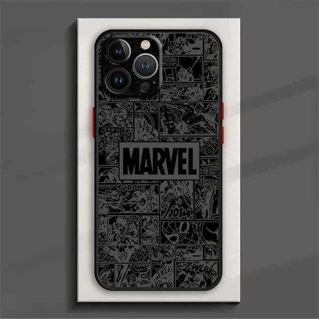Marvel Avengers Logo Phone Case For iPhone 15 14 13 12 11 Pro Max mini XS Max XR X 8 Plus SE Frosted Translucent Cover | Daraz.com.bd Marvel Avengers Logo Phone Case For iPhone 15 14 13 12 11 Pro Max mini XS Max XR X 8 Plus SE Frosted Translucent Cover | Daraz.com.bd
