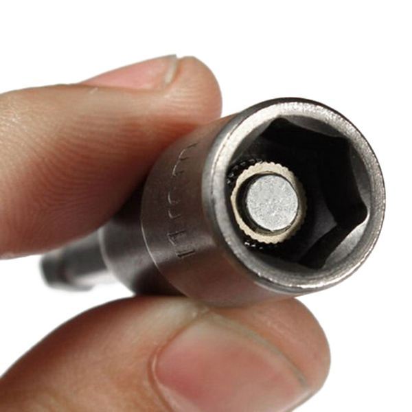 8pcs%201/4%20inch%20Hex%20Magnetic%20Nut%20Driver%20Socket%20Set%20Metric%20Impact%20Drill%20Bits%206%20to%2013mm%20Adapter%20-%20Image%207