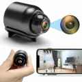 Small Wireless Smart Camera, 720P WiFi Security Surveillance Cam With Video Night Vision.