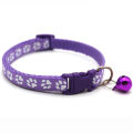 Cat Dog Collar Bell Dot Print Delicate Safety Casual Nylon Dog Collar Neck Strap Fashion Adjustable Camo Bell Pet Dog Collar 1pcs. 