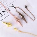 Copper Metal Pendulum for Dowsing Divination Energy Work Meditation Scrying Witchcraft Pendulums Tool Spiritual Pendulos X092. 