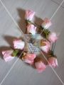 New fashionable bridal or non-bridal hair pins light pink 10 pieces clips.