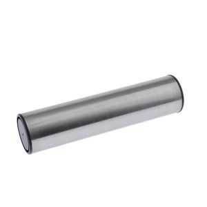 Hand Percussion Cylinder Sand Steel Shaker, Music Instrument Metal Shaker with Silver Finish