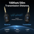 Electric Guitar Wireless Transmitter Electric Blowpipe Bass Transceiver Musical Instrument Accessories A14. 