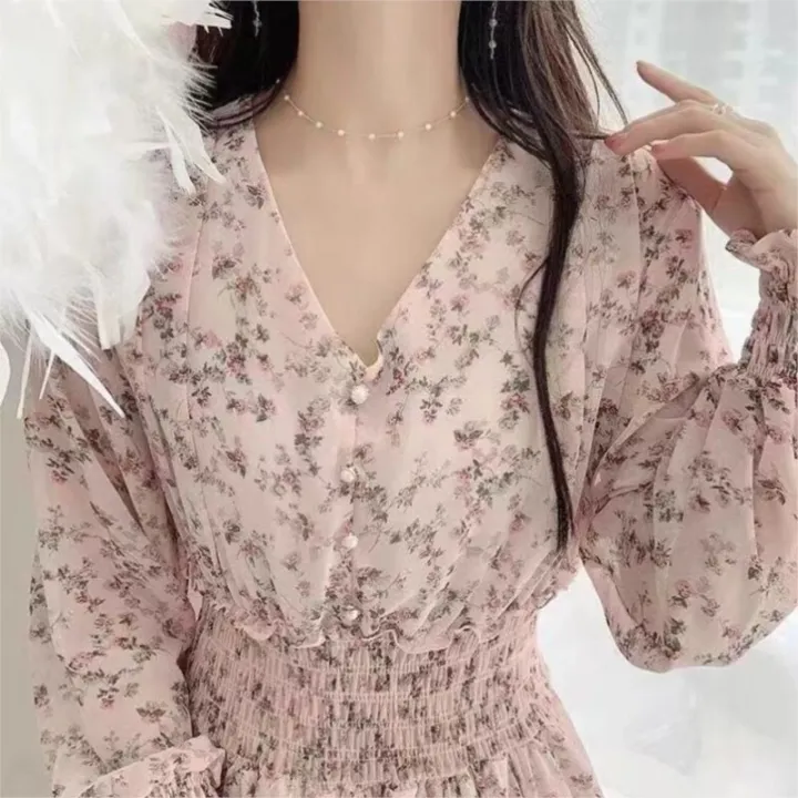Summer%20dress%20for%20casual%20women's%20elegant%20chic%20fashion%20beach%20Party%20formal%20occasion%20korean%20style%20Floral%20Chiffon%20long%20dresses%20NS5603%20-%20Image%208