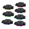 Dual Controller Charger With LED Indicator Lights RGB Cooling Base Compatible With PS5/PS5 Slim Host Digital Optical Drive Version.