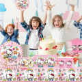 【No-Questions-Asked Refund】 Cute Sanrio Hello Kitty Birthday Party Decoration Supply Cake Topper Insert Set Balloons Disposable Tableware Kids Gifts Party. 