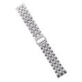 22mm Premium Stainless Steel Watch Strap Jubilee Style Two Tone with Butterfly Buckle. 