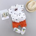 Fashion Baby Boy's Suit Summer Casual Clothes Set Top Shorts 2PCS Baby Clothing Set for Boys Infant Suits Kids Clothes. 