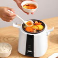1.2L মিনি রাইস কুকার তাপ সংরক্ষণ ফাংশন কালো এবং সাদা মাল্টিফাংশনাল স্মার্ট রাইস কুকার EU প্লাগ 220V কুকওয়্যার. 
