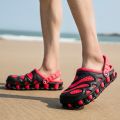 【2023 NEW】New Summer slippers Aqua Breathable Water Beach Shoes For Men Jelly Slides Men Clogs Flat Shoes Plus Size 40-46.
