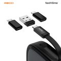Recci RS36T Multifunction (5-in-1 ) PD65W Fast Charging DATA CABLE SET. 