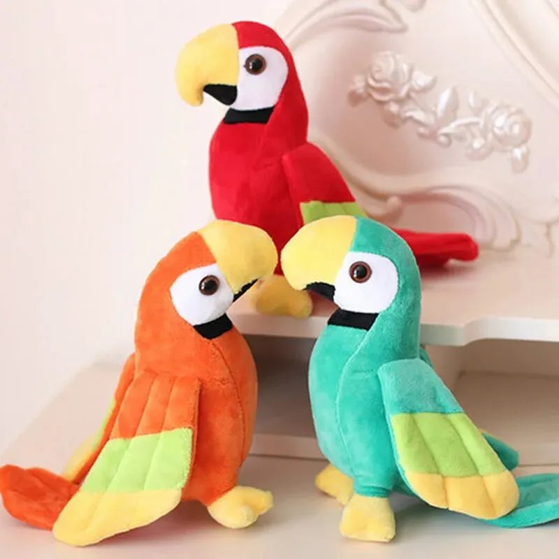 New Arrive 20cm Cute Rio Macaw Parrot Plush Toy Stuffed Doll Bird