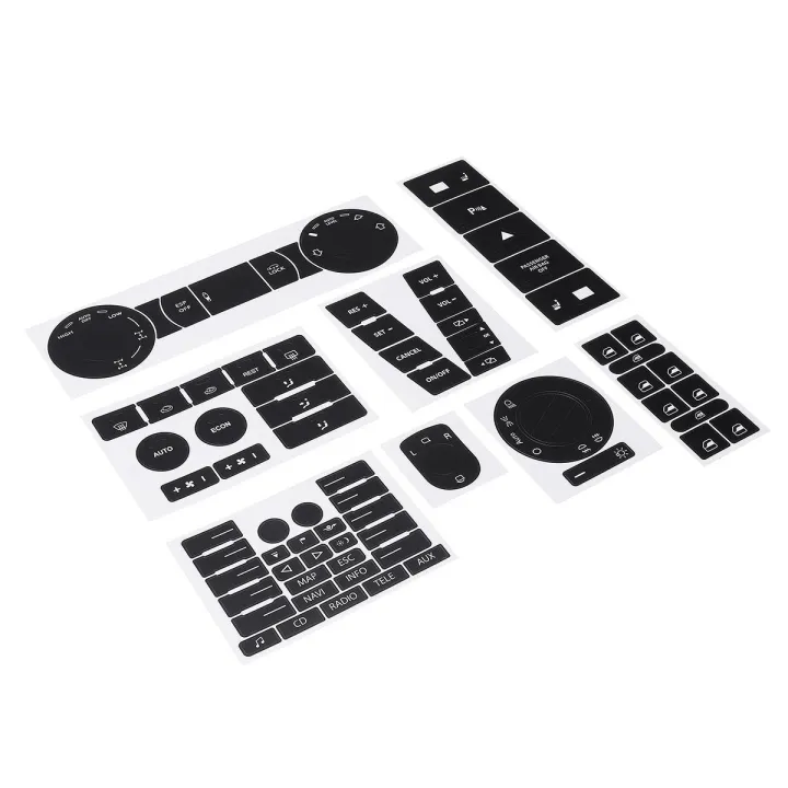 Radio%20Climate%20Headlight%20Window%20Switch%20Button%20Repair%20Decal%20Sticker%20For%20VW%20Touareg%20-%20Image%209