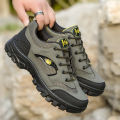 Hiking Shoes Men's Four Seasons Work Wear-Resistant Work Shoes Fashion Casual Shoes Running Sneaker Outdoor Cold-Stick Men's Shoes. 